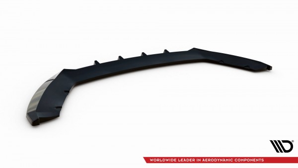 Front Ansatz V.1 für Seat Leon Mk3 Facelift schwarz Hochglanz