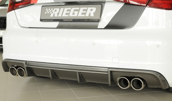 Rieger Heckeinsatz Audi A3 (8V) 5-tür. (Sportback 8VA)
