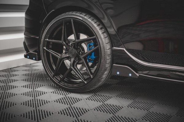 Heck Ansatz Flaps Diffusor V.2 +Flaps für Volkswagen Golf R Mk8