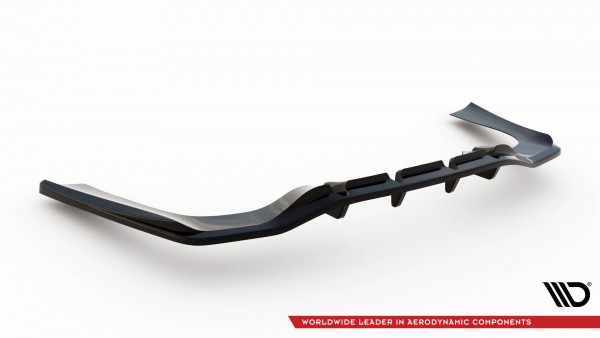 Hinten Splitter (mit einem vertikalem balken) für Mercedes-AMG CLA 35 / 45 Coupe / Shooting Brake