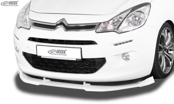 RDX Frontspoiler VARIO-X für CITROEN C3 2013-2017 Frontlippe Front Ansatz Vorne Spoilerlippe