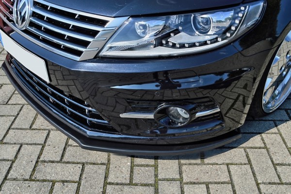 CUP Frontspoilerlippe aus ABS hochglanz schwarz VW Passat CC, Typ 3CC, R-Line ab Bj.: 2012- nur f