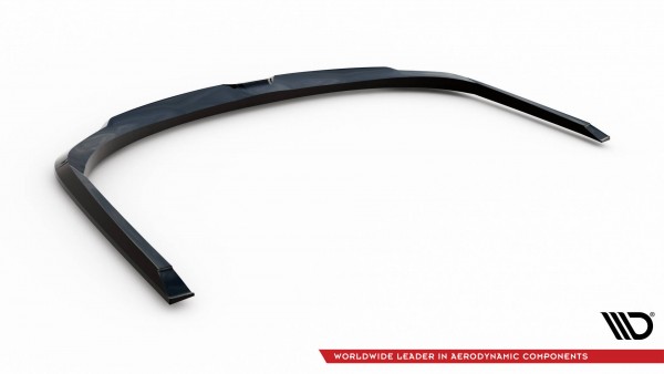 Hinten Splitter (mit einem vertikalem balken) für Kia ProCeed GT-Line Mk1 schwarz Hochglanz
