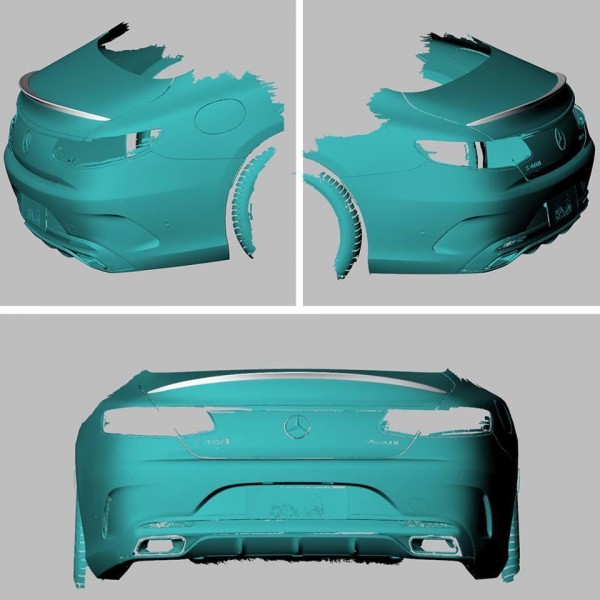 Heckspoiler für Mercedes S Klasse Coupe C217 Spoiler Heck AMG S63 S65 Lippe Cabrio