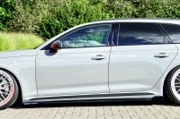 Seitenschwellersatz aus ABS mit seitlichem Wing hinten Seitenschwellersatz aus ABS mit seitlichem Wing hinten