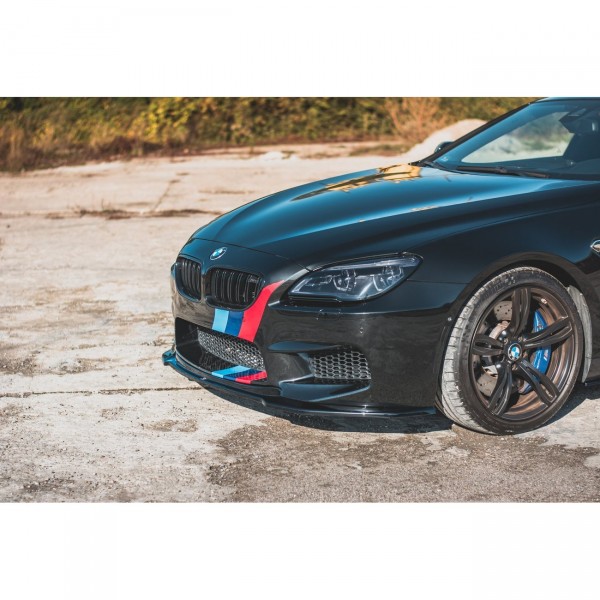 Front Ansatz V.2 für BMW M6 Gran Coupe / Coupe / Cabriolet F06 / F13 / F12 schwarz Hochglanz