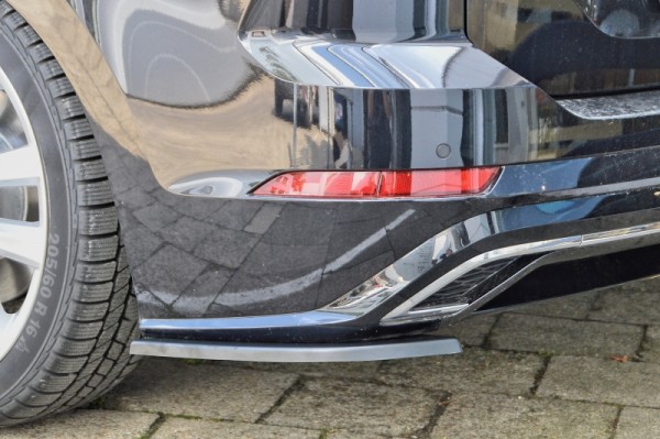 Heckansatz Seitenteile links und rechts aus ABS hochglanz schwarz VW Touran Typ 5T, R-Line ab Bj.: 2