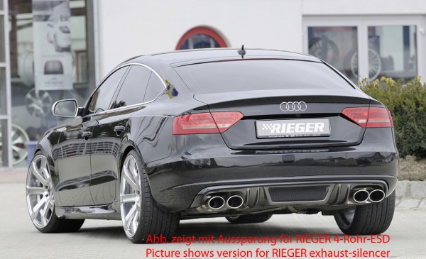 Rieger Heckeinsatz Audi A5 (B8/B81) Sportback