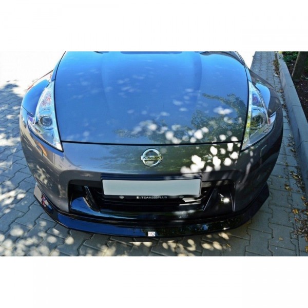 Front Ansatz für Nissan 370Z schwarz Hochglanz