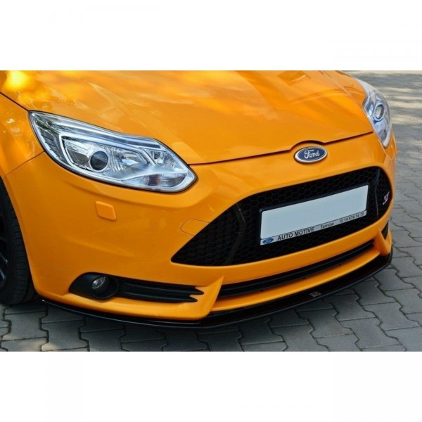 Front Ansatz V.2 für Ford Focus ST Mk3 schwarz Hochglanz