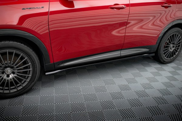 Seitenschweller Ansatz für Alfa Romeo Tonale Mk1 schwarz Hochglanz
