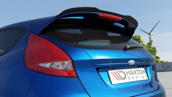 Spoiler CAP für Ford Fiesta ST-Line Mk7 schwarz Hochglanz