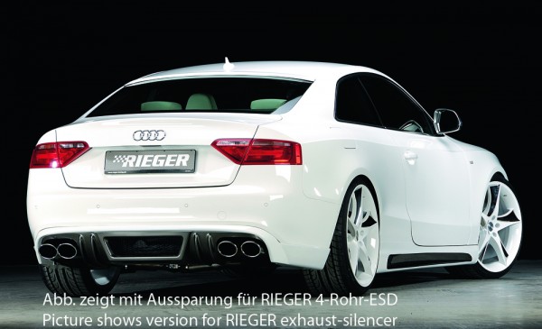 Rieger Heckschürzenansatz Audi A5 (B8/B81) Coupé