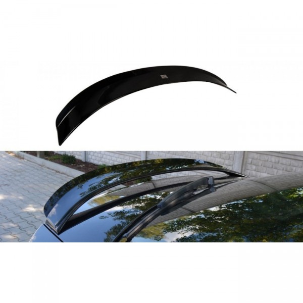 Spoiler CAP für Skoda Octavia RS Mk3 / Mk3 FL Hatchback schwarz Hochglanz