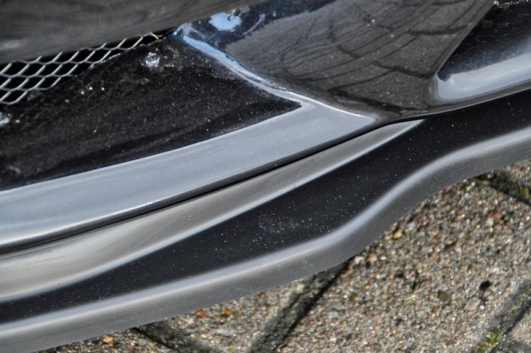 CUP Frontspoilerlippe aus ABS hochglanz schwarz Mercedes Benz CLS 219, CLS55 AMG, CLS 63AMG Bj.:2004