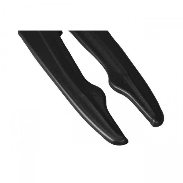 Heck Ansatz Flaps Diffusor für Mercedes E W212 schwarz Hochglanz