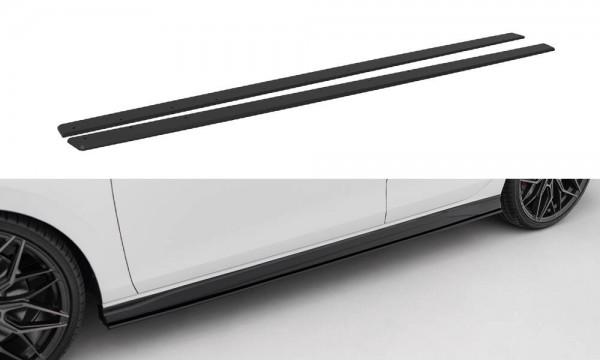 Street Pro Seitenschweller Ansatz für V.2 für Volkswagen Golf GTI / GTE / GTI Clubsport / R-Line Mk8