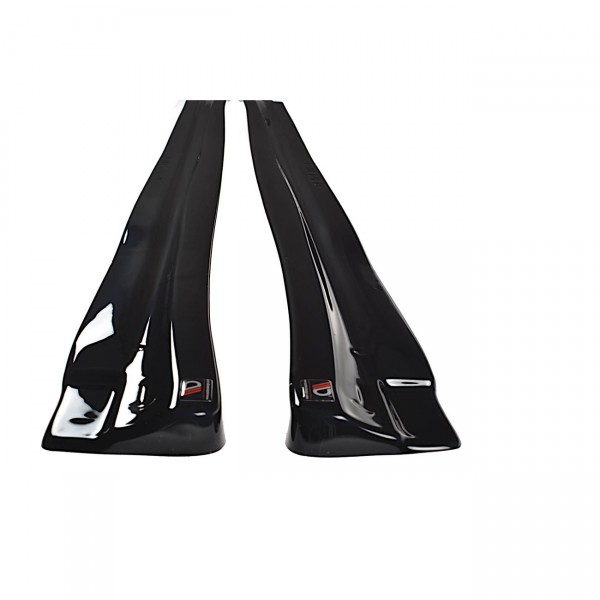 Seitenschweller Ansatz für MASERATI QUATTROPORTE MK.6 vor Facelift schwarz Hochglanz