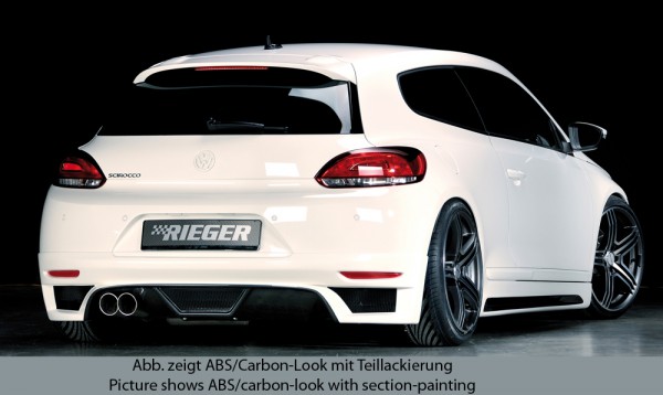 Rieger Heckschürzenansatz VW Scirocco 3 (13) 2-tür.