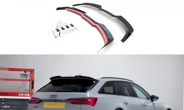 Spoiler CAP V.2 für Audi RS6 C8 schwarz Hochglanz