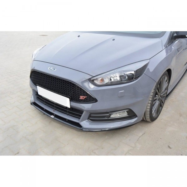 Front Ansatz für Ford Focus ST Mk3 FL (Cupra) schwarz Hochglanz