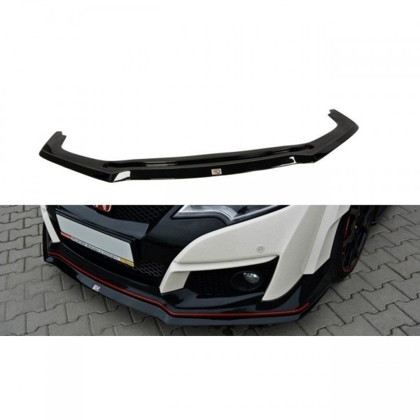 Front Ansatz für v.2 HONDA CIVIC IX TYPE R schwarz Hochglanz