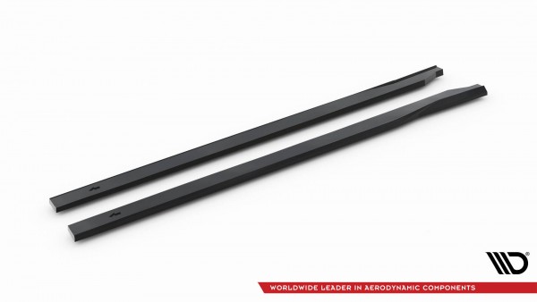 Seitenschweller Ansatz für Hyundai Kona N-line Mk2 schwarz Hochglanz