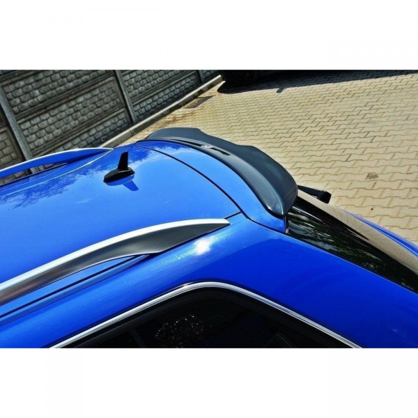 Spoiler CAP passend für AUDI S4 B6 Avant schwarz matt