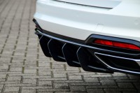 Gefräßter Heckansatz in perfekter Race Track Optik mit Finnen Gefräßter Heckansatz in perfekter Race Track Optik mit Finnen