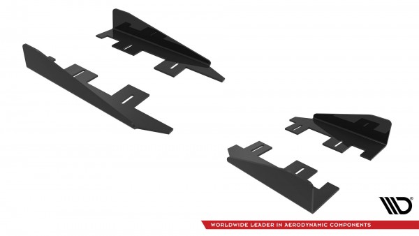 Side Flaps für Ford Focus ST Mk3 Facelift schwarz Hochglanz