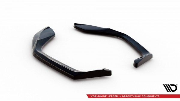 Heck Ansatz Flaps Diffusor V.1 für Cupra Leon Hatchback Mk1 schwarz Hochglanz