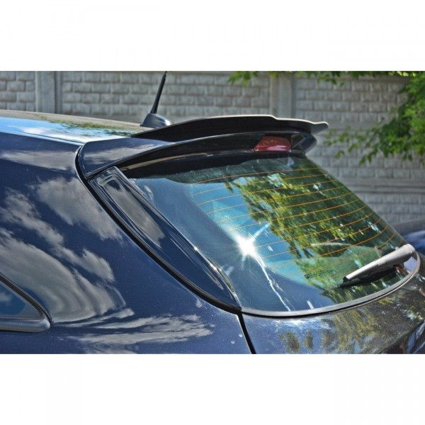 HECK SEITE Spoiler CAP für OPEL ASTRA H (FOR OPC / VXR) schwarz Hochglanz