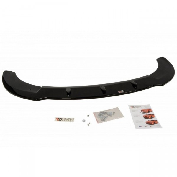 Front Ansatz für SEAT LEON MK2 CUPRA FR (vor Facelift) schwarz Hochglanz