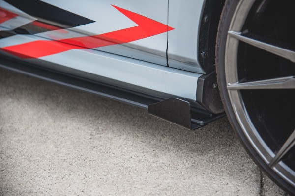 Robuste Racing Seitenschweller Ansatz für für + Front Stoßstangen Racing Flaps passend für Ford Fie