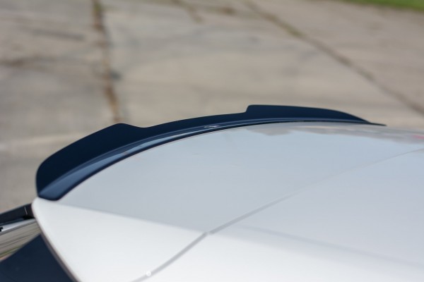Höher Spoiler CAP für Audi Q8 S-line / SQ8 Mk1 schwarz Hochglanz