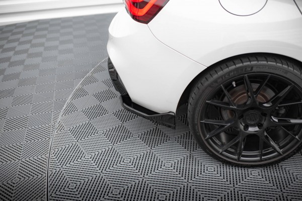Heck Ansatz Flaps Diffusor für (Für heckansatz V.3) BMW 1er M-Paket / M140i F20 Facelift schwarz Ho