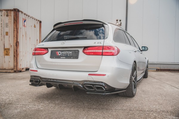 Spoiler CAP für Mercedes-Benz E63 AMG Kombi S213 schwarz Hochglanz