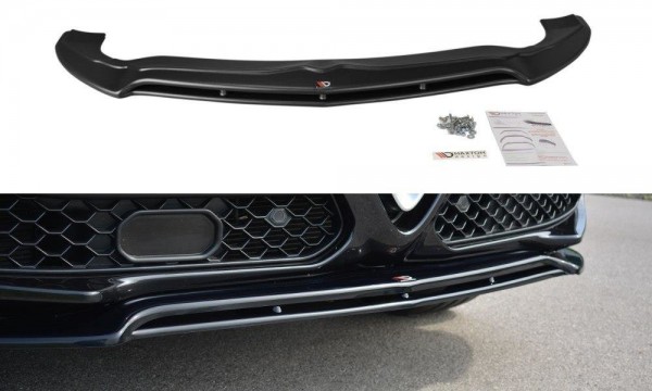 Front Ansatz V.2 für Alfa Romeo Stelvio schwarz Hochglanz