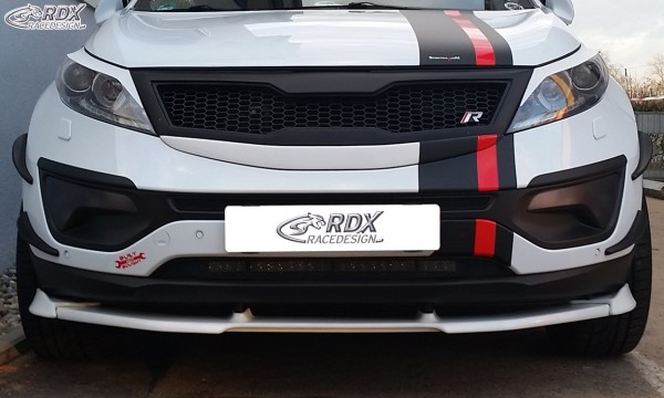 RDX Frontspoiler VARIO-X für KIA Sportage (SL) Frontlippe Front Ansatz Vorne Spoilerlippe