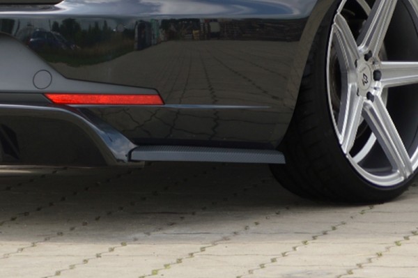 Heckansatz Seitenteile aus ABS hochglanz schwarz Seat Leon 3, 5F ab Bj.: 2013- Passend für Typ ST