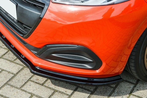 CUP Frontspoilerlippe aus ABS hochglanz schwarz Peugeot 208, Facelift Bj.: 2015-2019 Alle Ausführung