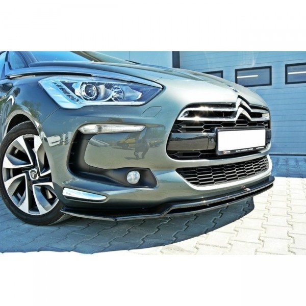 Front Ansatz passend für v.3 CITROEN DS5 FACELIFT schwarz Hochglanz
