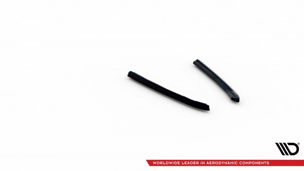 Heck Ansatz Flaps Diffusor V.2 für Audi A6 Avant C7 schwarz Hochglanz