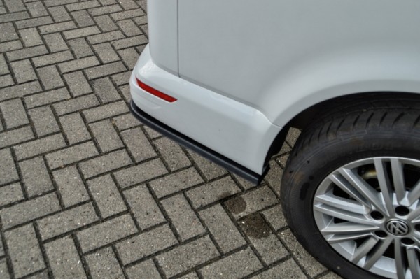 Heckansatz 2 tlg. Aus ABS hochglanz schwarz VW Bus T6 ab Bj.: 2015- Für alle Ausführungen passend