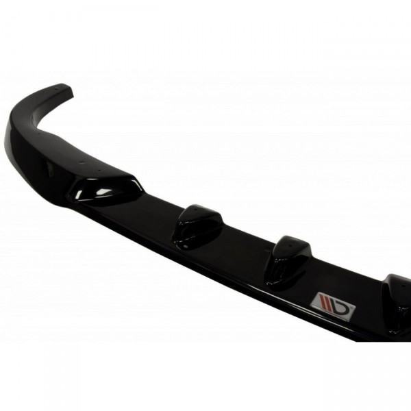 Front Ansatz für PEUGEOT 206 (für: CC, RC, GTI, S16, XSI, XS, SPORT) schwarz Hochglanz