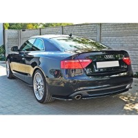 Mittlerer Diffusor Heck Ansatz für AUDI A5 S-LINE schwarz Hochglanz Mittlerer Diffusor Heck Ansatz für AUDI A5 S-LINE schwarz Hochglanz