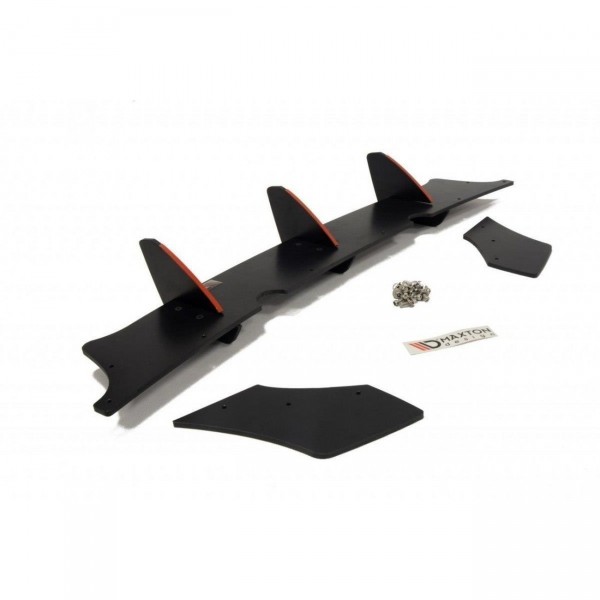 Diffusor Heck Ansatz für VW GOLF 6 GTI / 35TH Heckschürze & Heck Ansatz Flaps Diffusor