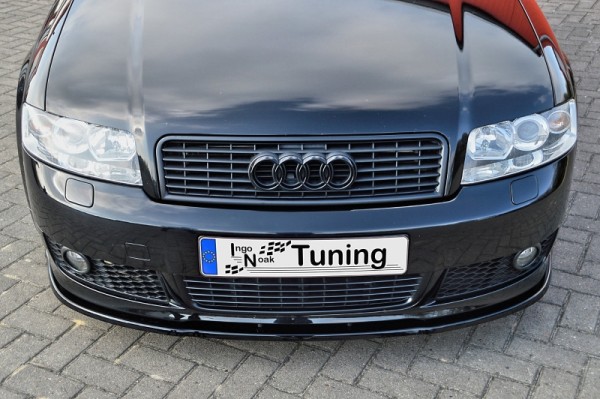 CUP Frontspoilerlippe aus ABS hochglanz schwarz Audi A4 (8E) B6, S- Line Bj.:2000-2004 Limousine + A