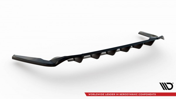 Hinten Splitter (mit einem vertikalem balken) für Toyota RAV4 GR Sport Mk5 schwarz Hochglanz