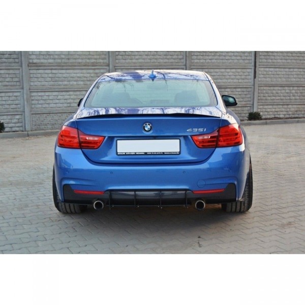 Diffusor Heck Ansatz Heckschürze & Heck Ansatz Flaps Diffusor für BMW 4er Coupe / Gran Coupe / Cabri